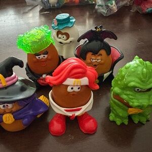 McDonald's Halloween Potato Head Toy lot of 6